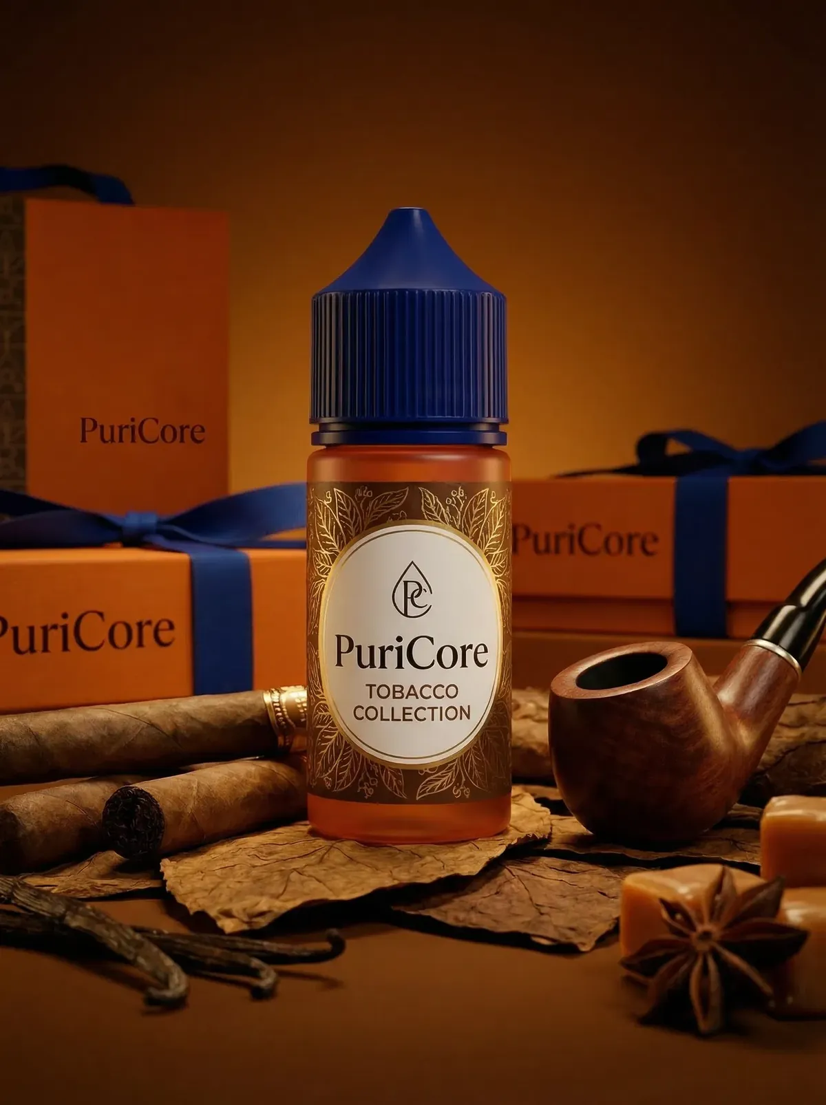 PuriCore Premium Tobacco E-Liquid Flavor Collection — Classic & Bold Tobacco Blends